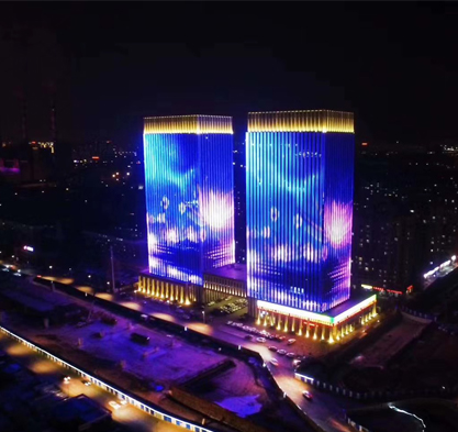 吉林金色東方商業綜合體亮化 吉林金色東方商業綜合體亮化